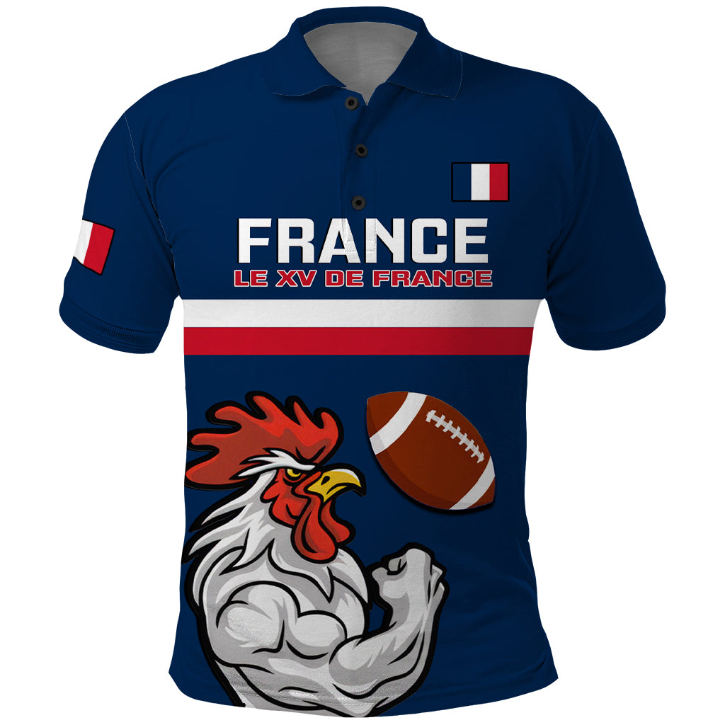 france-rugby-polo-shirt-world-cup-allez-les-bleus-2023-mascot