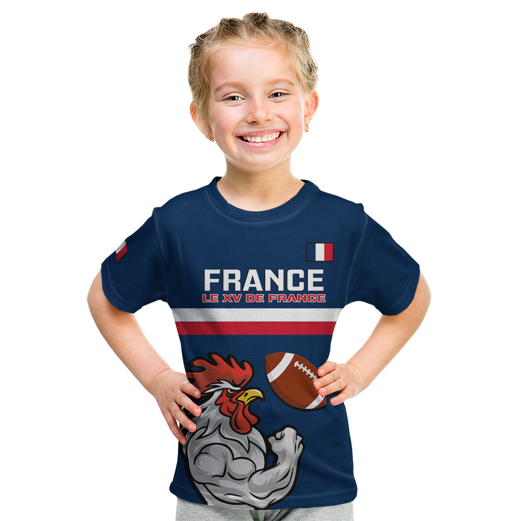custom-france-rugby-kid-t-shirt-world-cup-allez-les-bleus-2023-mascot