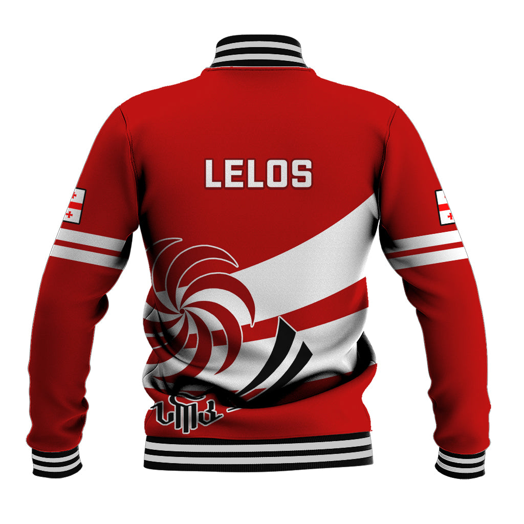 Georgia Rugby Baseball Jacket 2023 Go Lelos Curves Style - Wonder Print Shop