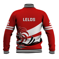Georgia Rugby Baseball Jacket 2023 Go Lelos Curves Style - Wonder Print Shop