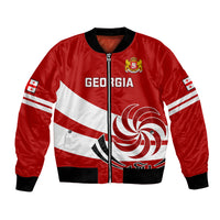Georgia Rugby Bomber Jacket 2023 Go Lelos Curves Style - Wonder Print Shop