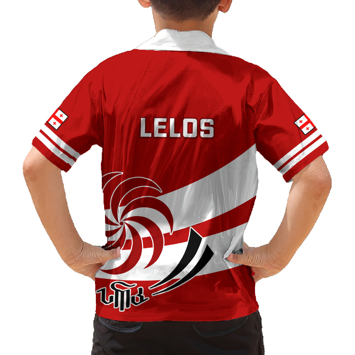 Georgia Rugby Family Matching Tank Maxi Dress and Hawaiian Shirt 2023 Go Lelos Curves Style - Wonder Print Shop