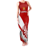 Georgia Rugby Family Matching Tank Maxi Dress and Hawaiian Shirt 2023 Go Lelos Curves Style - Wonder Print Shop