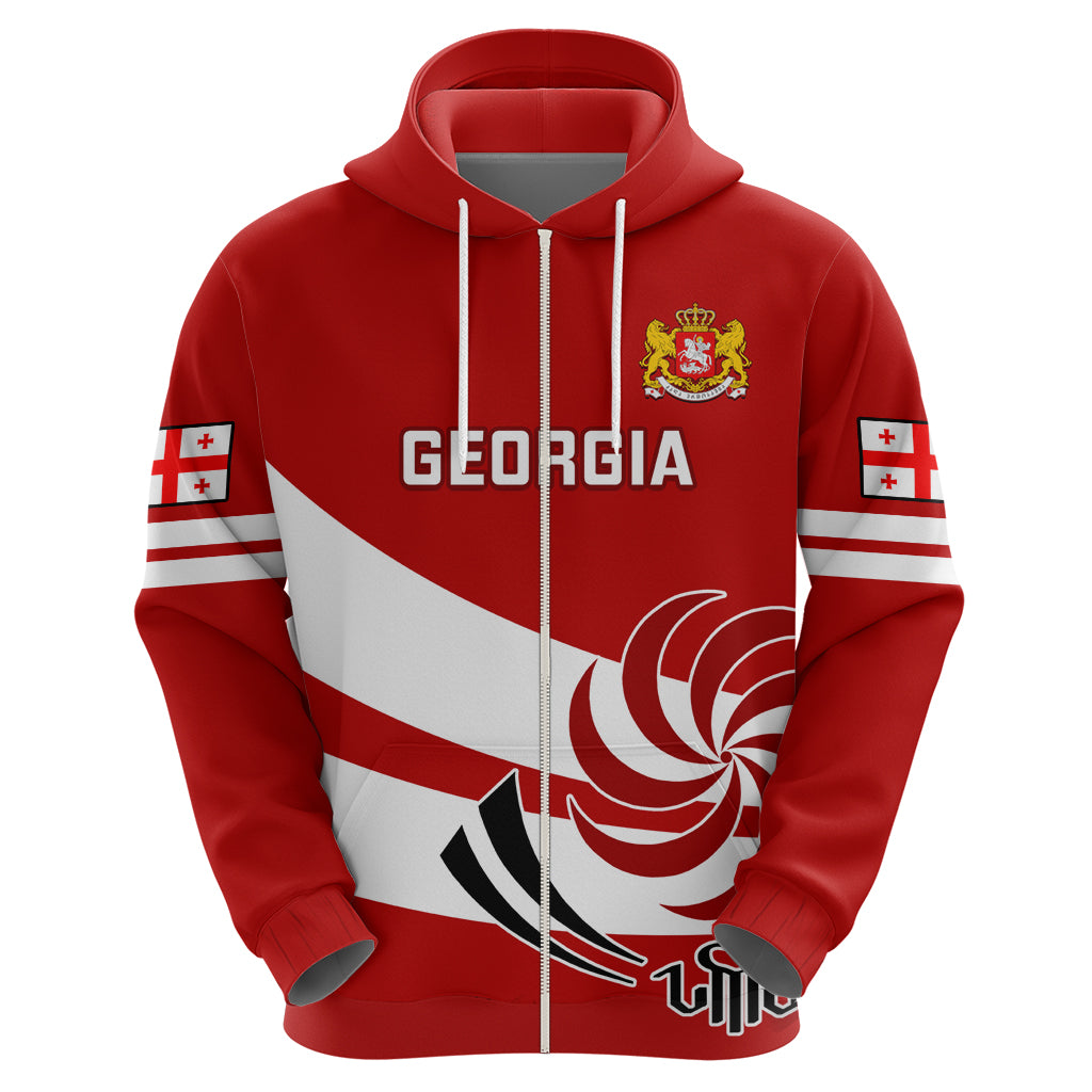 Georgia Rugby Hoodie 2023 Go Lelos Curves Style - Wonder Print Shop