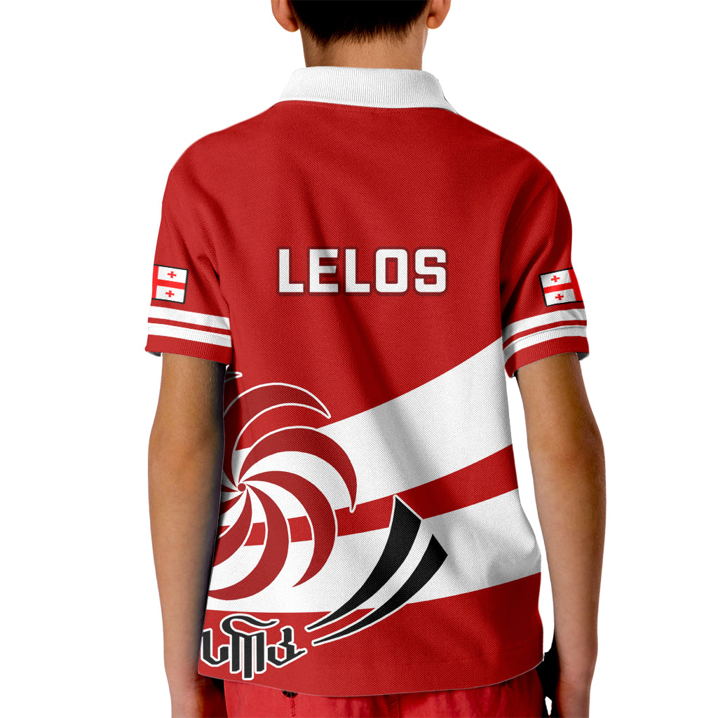 Georgia Rugby Kid Polo Shirt 2023 Go Lelos Curves Style - Wonder Print Shop