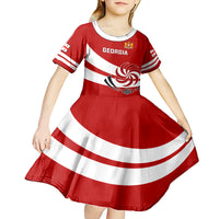 Georgia Rugby Kid Short Sleeve Dress 2023 Go Lelos Curves Style - Wonder Print Shop