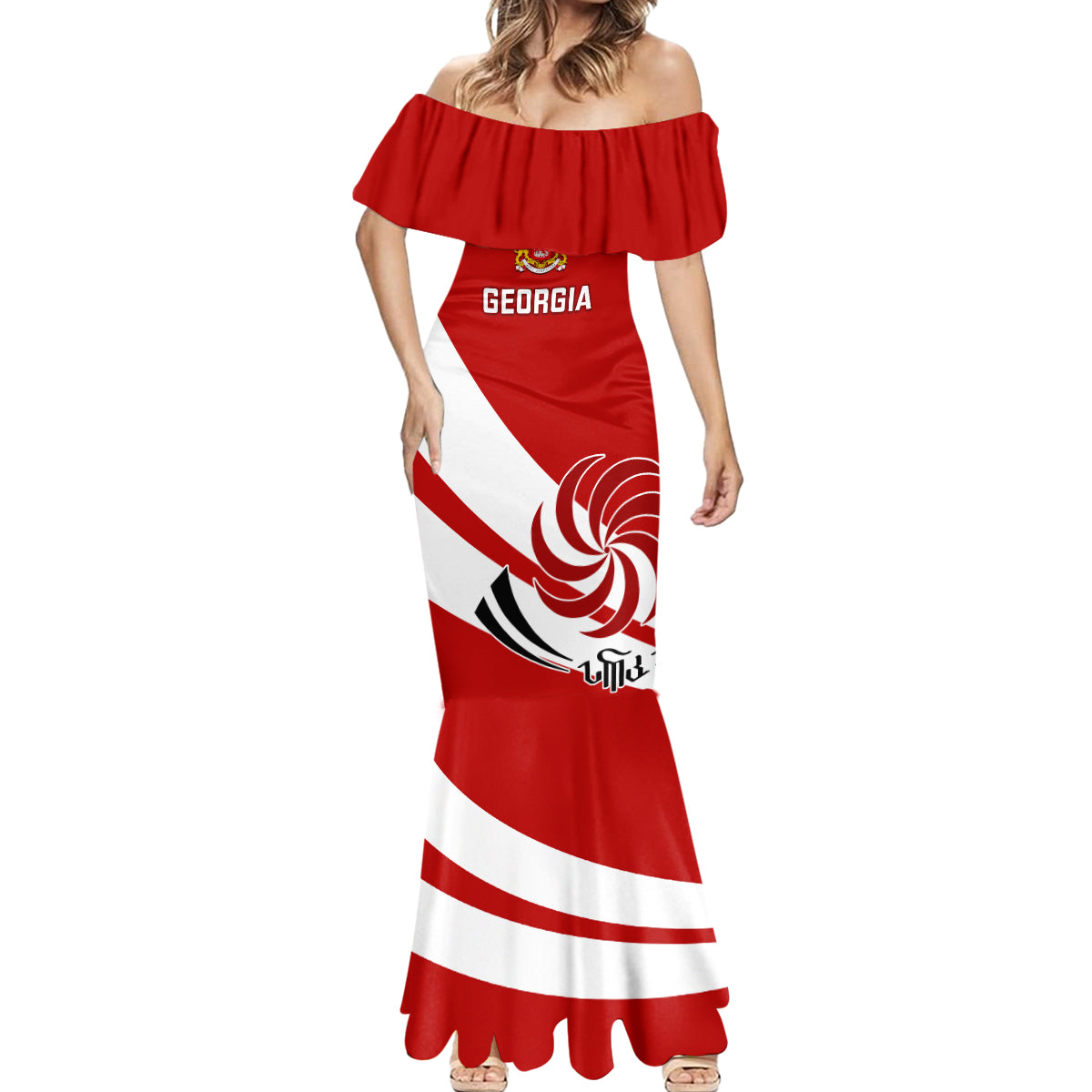 Georgia Rugby Mermaid Dress 2023 Go Lelos Curves Style - Wonder Print Shop