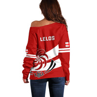 Georgia Rugby Off Shoulder Sweater 2023 Go Lelos Curves Style - Wonder Print Shop
