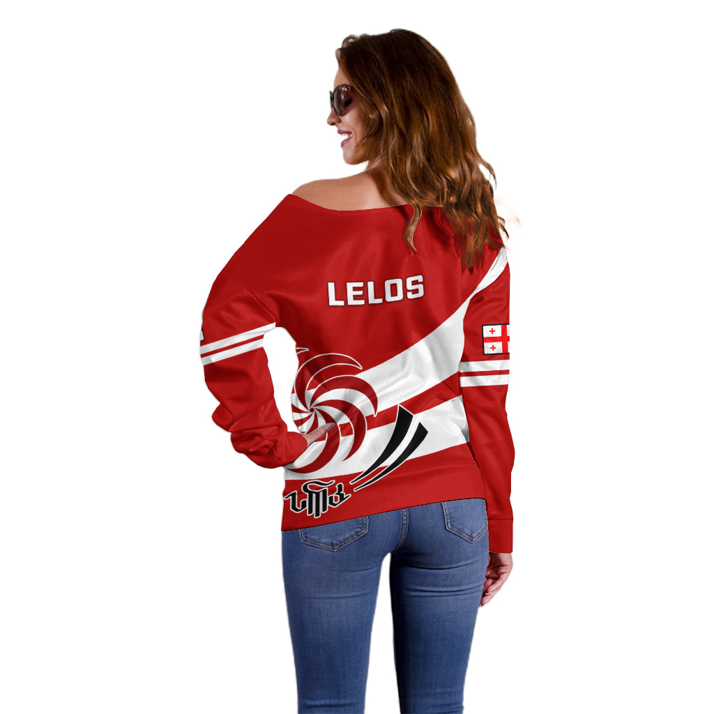 Georgia Rugby Off Shoulder Sweater 2023 Go Lelos Curves Style - Wonder Print Shop
