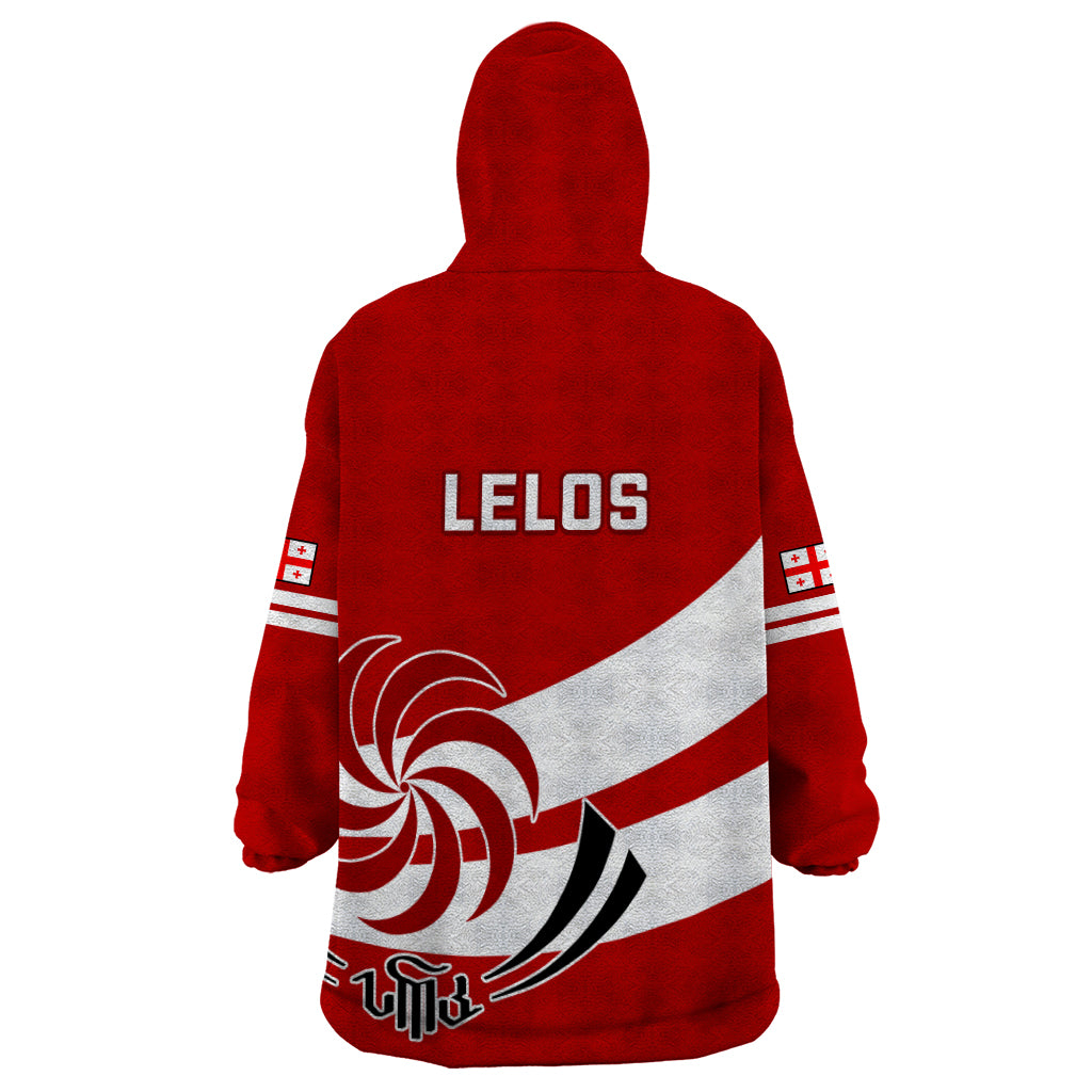 Georgia Rugby Wearable Blanket Hoodie 2023 Go Lelos Curves Style - Wonder Print Shop