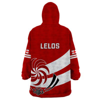 Georgia Rugby Wearable Blanket Hoodie 2023 Go Lelos Curves Style - Wonder Print Shop