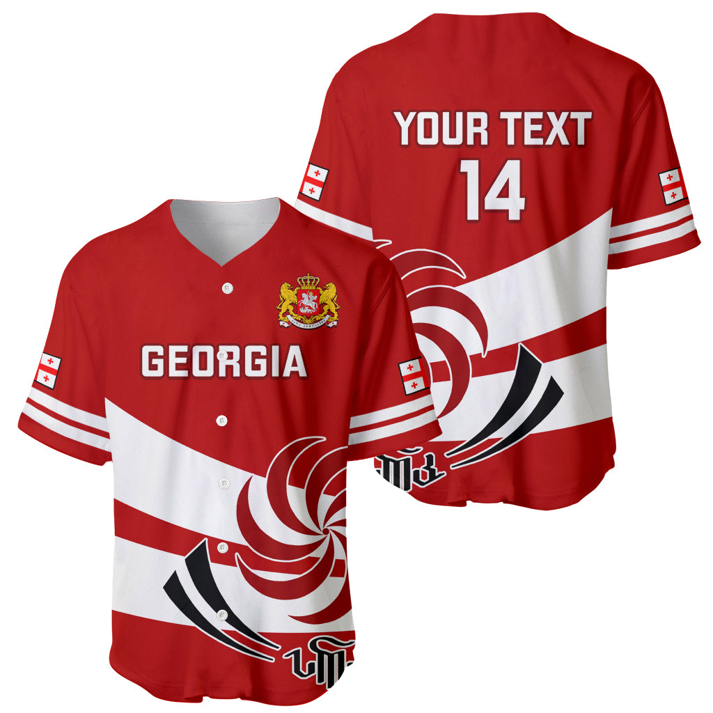 Custom Georgia Rugby Baseball Jersey 2023 Go Lelos Curves Style - Wonder Print Shop