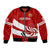 Custom Georgia Rugby Bomber Jacket 2023 Go Lelos Curves Style - Wonder Print Shop