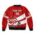 Custom Georgia Rugby Bomber Jacket 2023 Go Lelos Curves Style - Wonder Print Shop