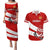 Custom Georgia Rugby Couples Matching Puletasi Dress and Hawaiian Shirt 2023 Go Lelos Curves Style - Wonder Print Shop