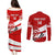 Custom Georgia Rugby Couples Matching Puletasi Dress and Long Sleeve Button Shirts 2023 Go Lelos Curves Style - Wonder Print Shop