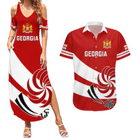 Custom Georgia Rugby Couples Matching Summer Maxi Dress and Hawaiian Shirt 2023 Go Lelos Curves Style - Wonder Print Shop
