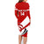 Custom Georgia Rugby Family Matching Long Sleeve Bodycon Dress and Hawaiian Shirt 2023 Go Lelos Curves Style - Wonder Print Shop