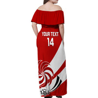 Custom Georgia Rugby Family Matching Off Shoulder Maxi Dress and Hawaiian Shirt 2023 Go Lelos Curves Style - Wonder Print Shop