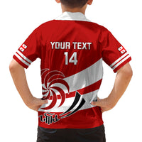 Custom Georgia Rugby Family Matching Off Shoulder Short Dress and Hawaiian Shirt 2023 Go Lelos Curves Style - Wonder Print Shop