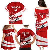 Custom Georgia Rugby Family Matching Puletasi Dress and Hawaiian Shirt 2023 Go Lelos Curves Style - Wonder Print Shop