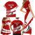 Custom Georgia Rugby Family Matching Short Sleeve Bodycon Dress and Hawaiian Shirt 2023 Go Lelos Curves Style - Wonder Print Shop