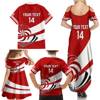 Custom Georgia Rugby Family Matching Summer Maxi Dress and Hawaiian Shirt 2023 Go Lelos Curves Style - Wonder Print Shop