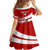 Custom Georgia Rugby Kid Short Sleeve Dress 2023 Go Lelos Curves Style - Wonder Print Shop