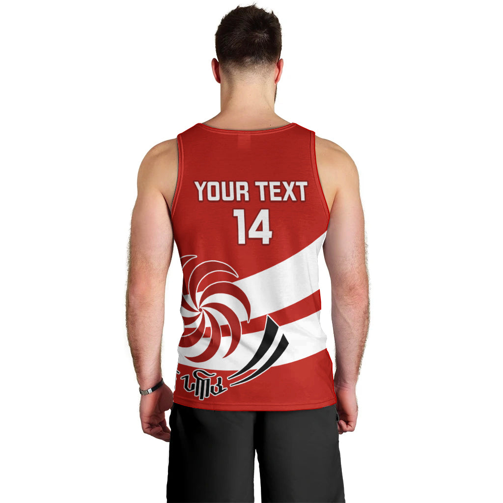 Custom Georgia Rugby Men Tank Top 2023 Go Lelos Curves Style - Wonder Print Shop