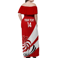 Custom Georgia Rugby Off Shoulder Maxi Dress 2023 Go Lelos Curves Style - Wonder Print Shop