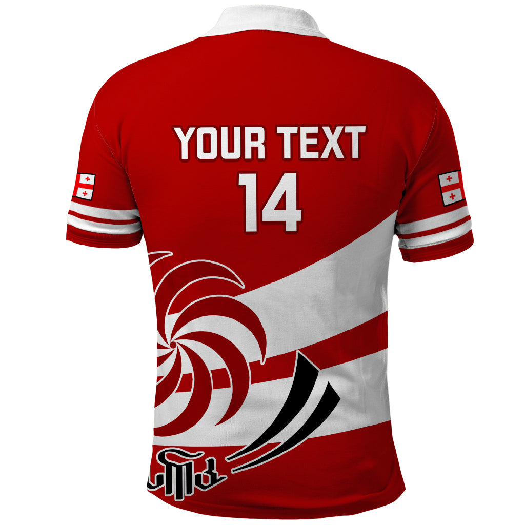 Custom Georgia Rugby Polo Shirt 2023 Go Lelos Curves Style - Wonder Print Shop