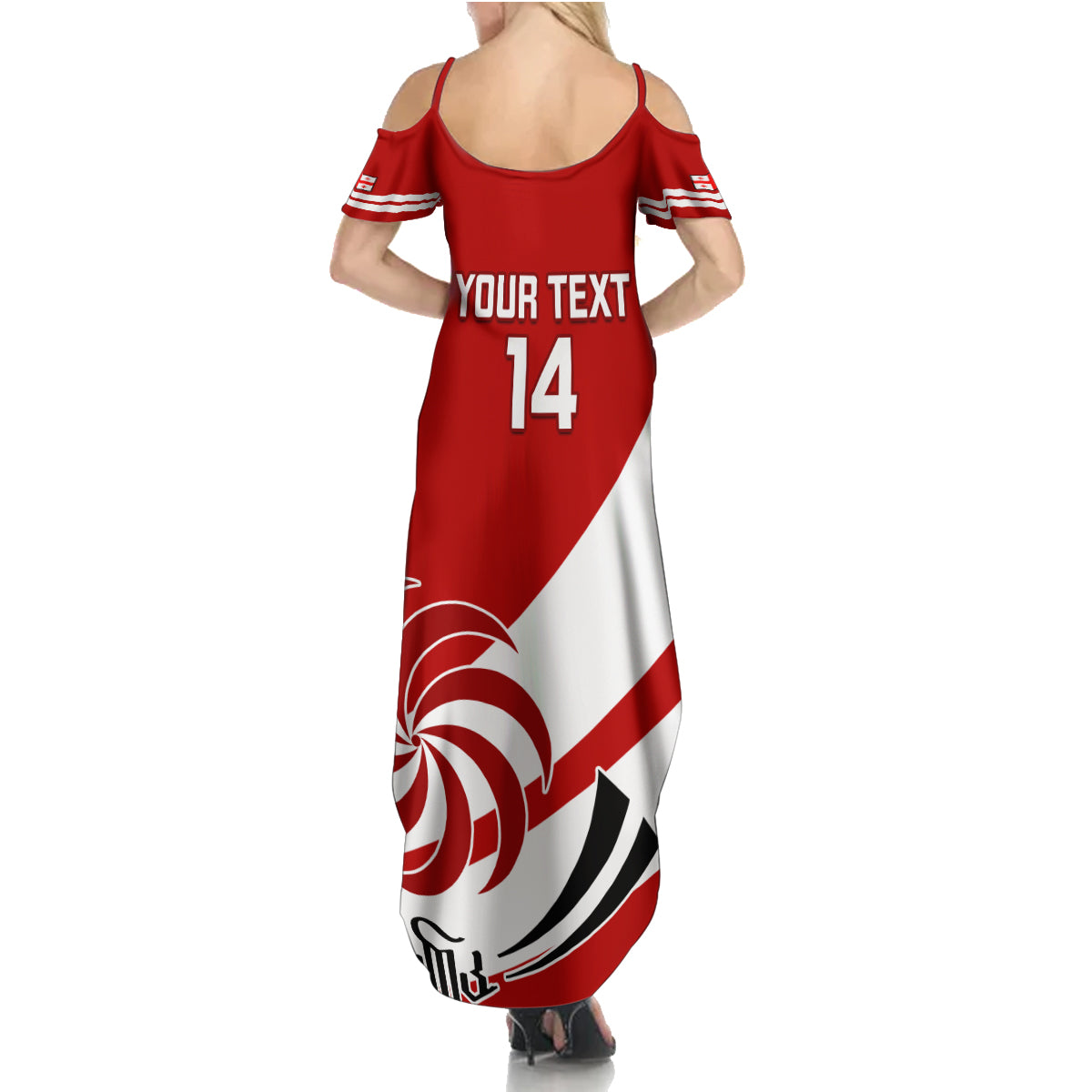 Custom Georgia Rugby Summer Maxi Dress 2023 Go Lelos Curves Style - Wonder Print Shop