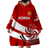 Custom Georgia Rugby Wearable Blanket Hoodie 2023 Go Lelos Curves Style - Wonder Print Shop