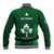 Ireland Rugby Baseball Jacket 2023 Go Irish Shamrock World Cup LT14