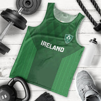 Ireland Rugby Men Tank Top 2023 Go Shamrock World Cup Irish Celtic Pattern - Wonder Print Shop