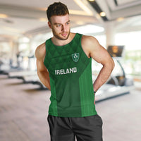 Ireland Rugby Men Tank Top 2023 Go Shamrock World Cup Irish Celtic Pattern - Wonder Print Shop