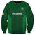 Ireland Rugby Sweatshirt 2023 Go Shamrock World Cup Irish Celtic Pattern - Wonder Print Shop