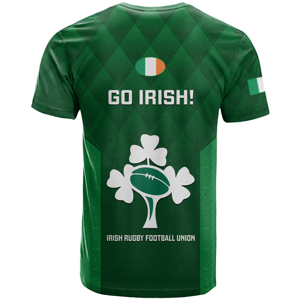 Ireland Rugby T Shirt 2023 Go Irish Shamrock World Cup - Wonder Print Shop