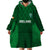 Ireland Rugby Wearable Blanket Hoodie 2023 Go Shamrock World Cup Irish Celtic Pattern - Wonder Print Shop