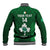 Custom Ireland Rugby Baseball Jacket 2023 Go Shamrock World Cup Irish Celtic Pattern LT14