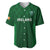 Custom Ireland Rugby Baseball Jersey 2023 Go Shamrock World Cup Irish Celtic Pattern - Wonder Print Shop