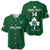 Custom Ireland Rugby Baseball Jersey 2023 Go Shamrock World Cup Irish Celtic Pattern LT14