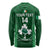 Custom Ireland Rugby Long Sleeve Shirt 2023 Go Shamrock World Cup Irish Celtic Pattern LT14