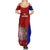 Italy Rugby Summer Maxi Dress 2023 The Blues Grunge Style - Wonder Print Shop
