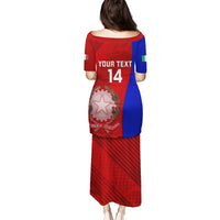 Custom Italy Rugby Puletasi 2023 The Blues Grunge Style - Wonder Print Shop