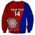 Custom Italy Rugby Sweatshirt 2023 The Blues Grunge Style - Wonder Print Shop