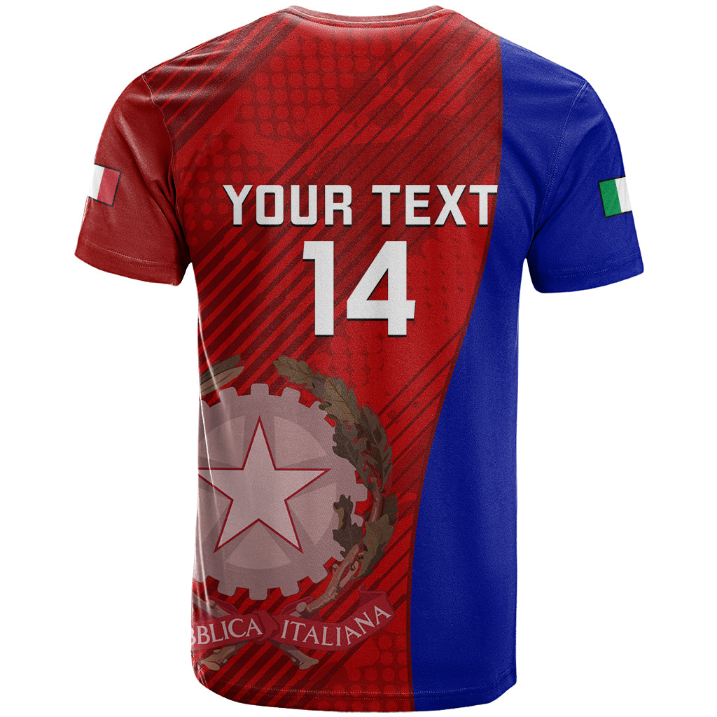 Custom Italy Rugby T Shirt 2023 The Blues Grunge Style - Wonder Print Shop
