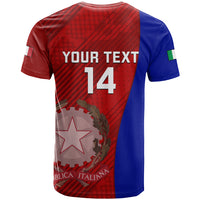 Custom Italy Rugby T Shirt 2023 The Blues Grunge Style - Wonder Print Shop