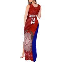 Custom Italy Rugby Tank Maxi Dress 2023 The Blues Grunge Style - Wonder Print Shop