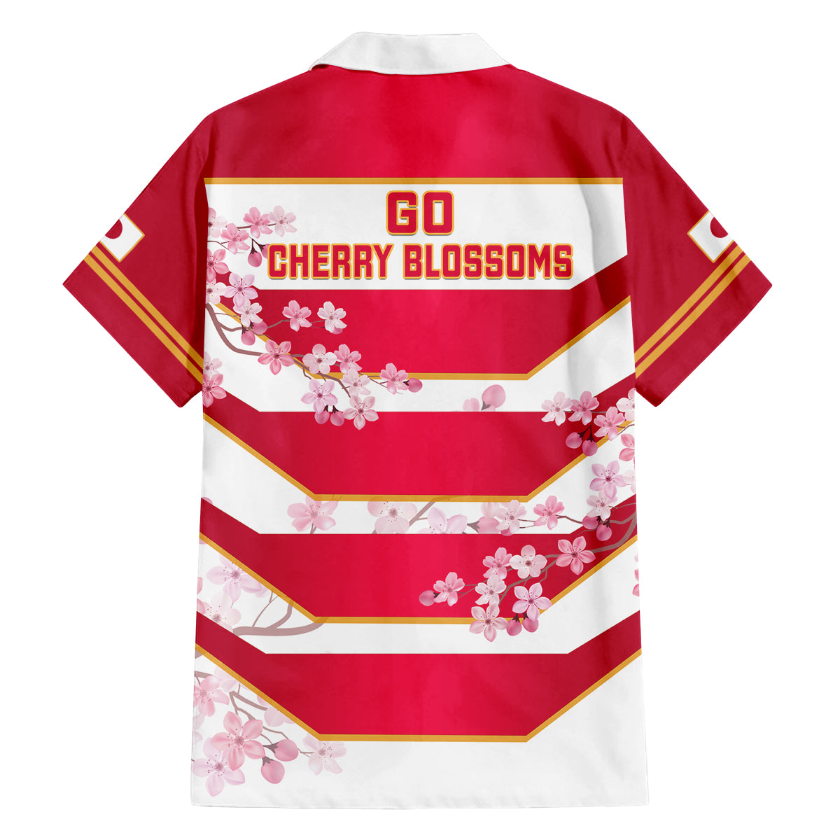 Japan Rugby Family Matching Puletasi Dress and Hawaiian Shirt 2023 Go Cherry Blossoms World Cup - Wonder Print Shop